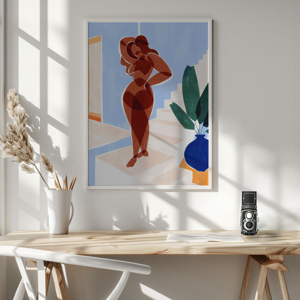 Terracotta Woman Poster