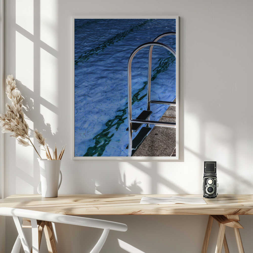 Poolside Reflections Poster