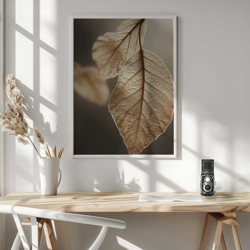 Ethereal Leaves Poster