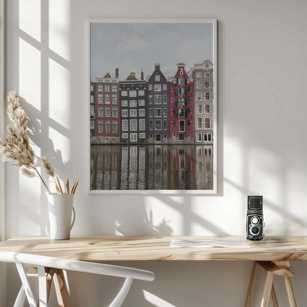 Canal Houses of Amsterdam Poster