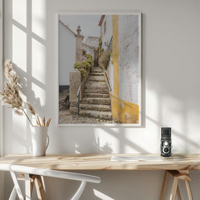 Obidos Stairs Poster