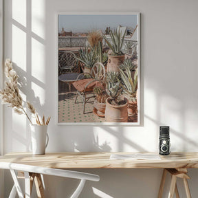 Rooftop in Marrakech Poster