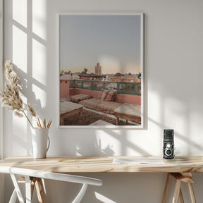 Sunset in Marrakech Poster