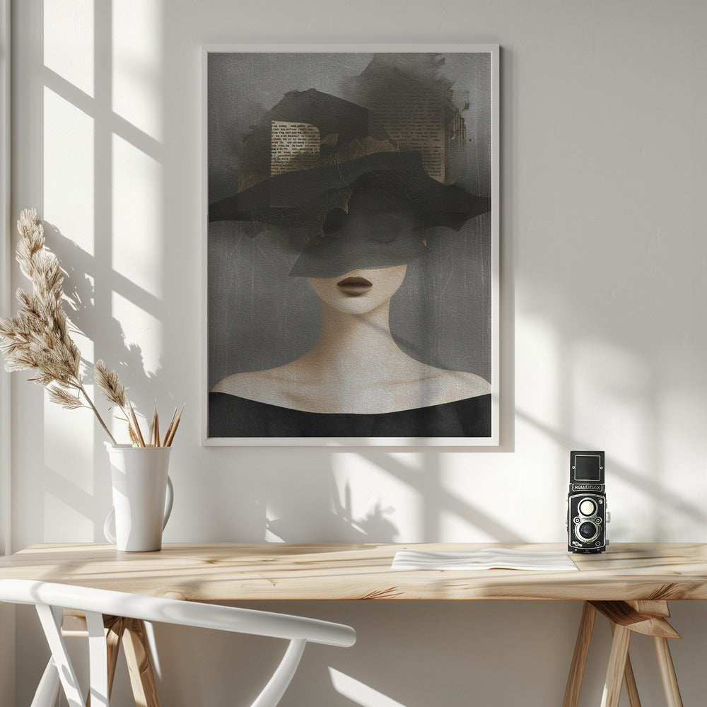 Lady In Hat No 2 Poster