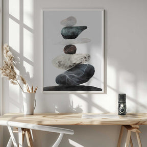 Stones from the beach Poster