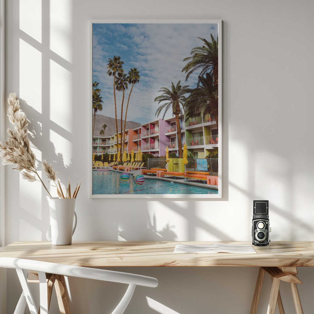 Palm Springs Pool Day VII Poster