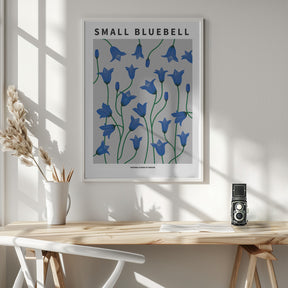 Small Bluebell - National flower of Sweden Poster