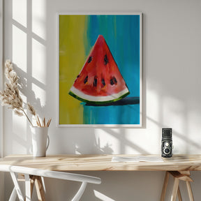 Watermelon Slice Poster