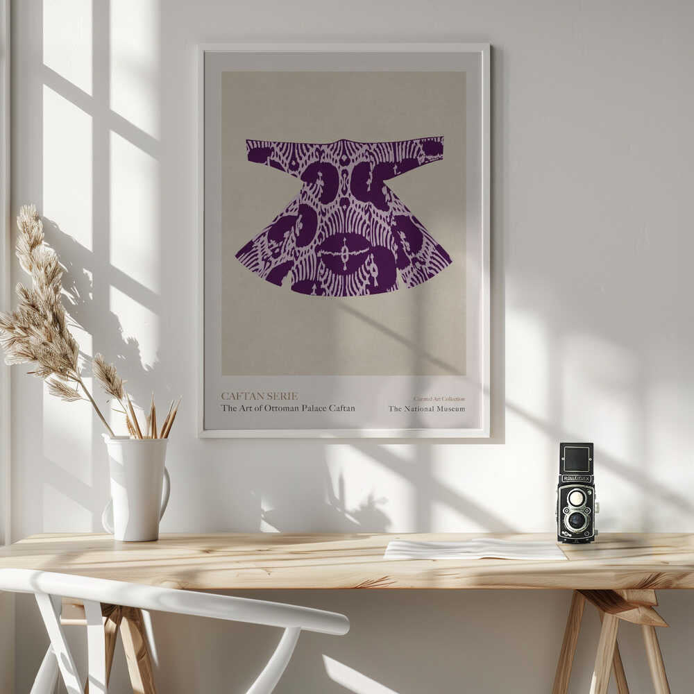 Purple Caftan Elegance Poster