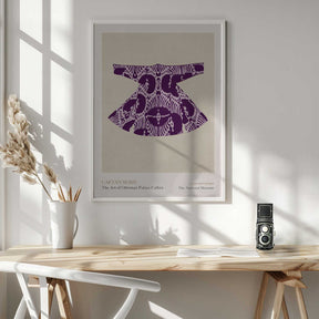 Purple Caftan Elegance Poster