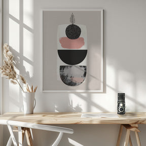 Abstract Minimalist Shapes No 6 Poster