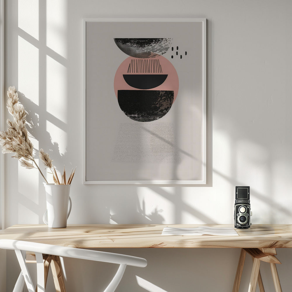 Abstract Minimalist Shapes No 8 Poster