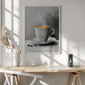 I Love Coffee Food Illustration Art (16) Poster