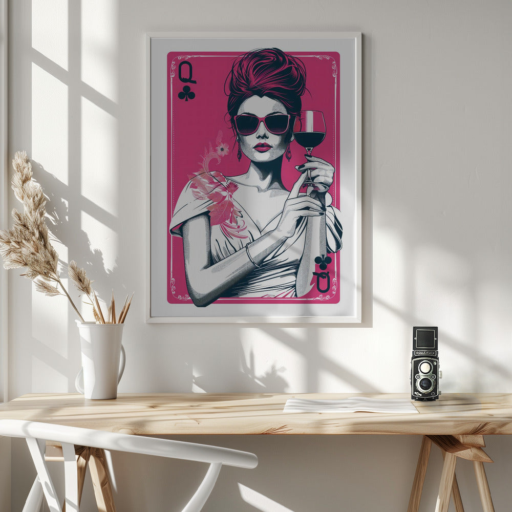 Queen of Clubs Poster