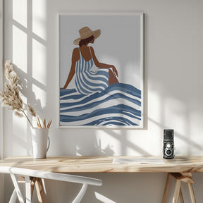 The Girl In the Striped Dress Poster