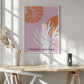 Rivierapinkorange Ratioiso Poster