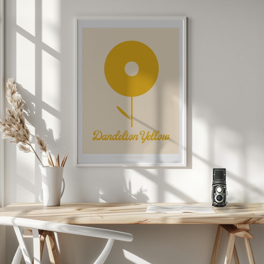 Pandc Dandelionyellow Copy Poster