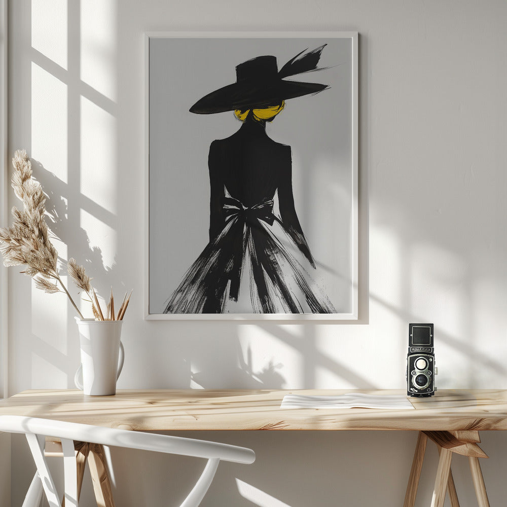 The Lady In the Black Hat Poster