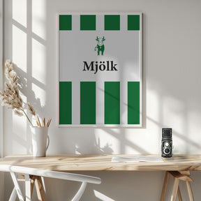 Mjölk Röd Poster