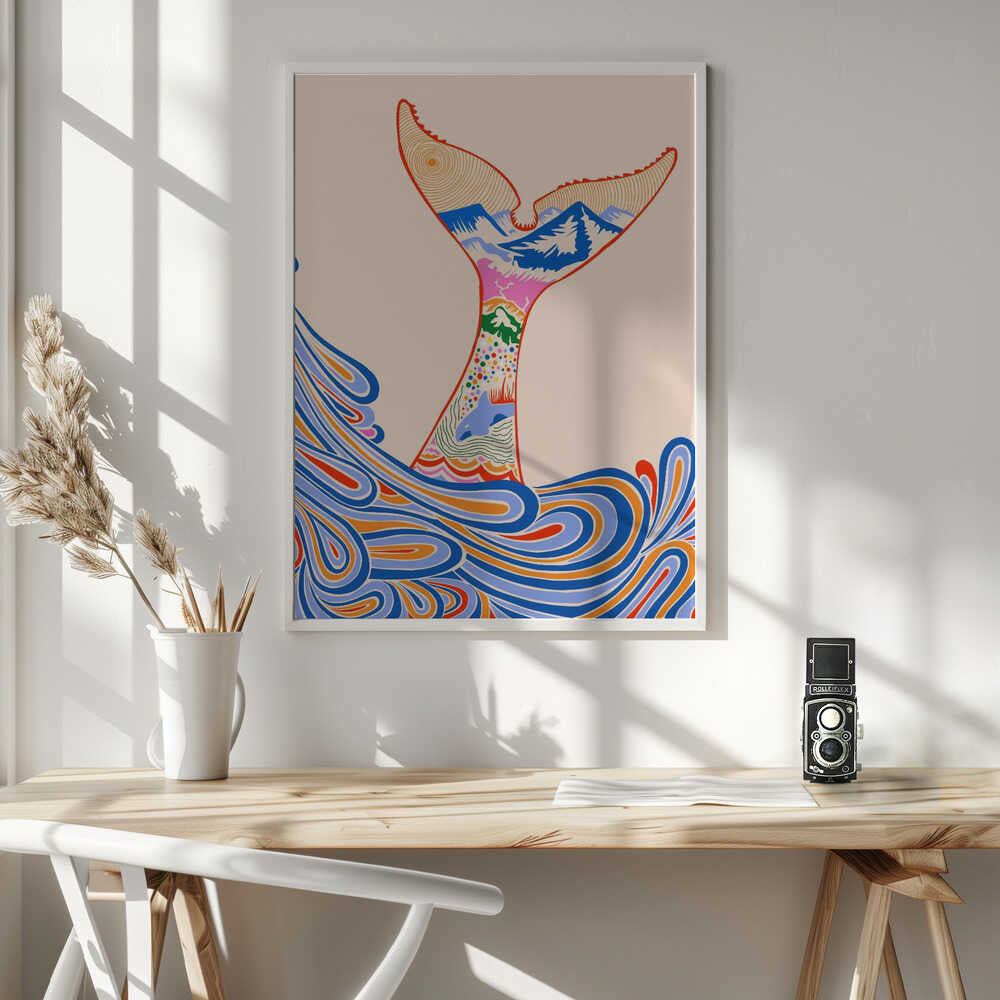 Feeling Blue, Shades of Blue Poster
