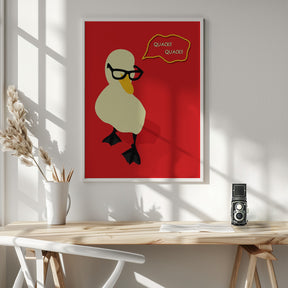 Dapper Duck Poster