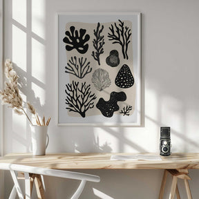 Ocean Shapes Poster