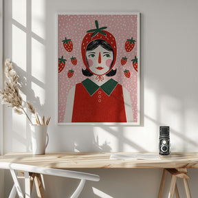 Strawberry Girl Poster