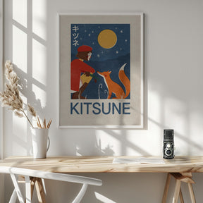 Kitsune Fox Poster