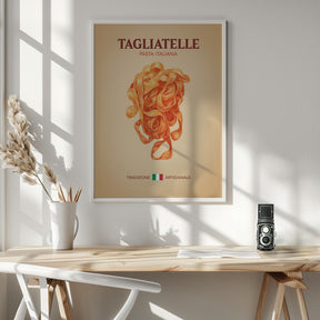 Tagliatelle Pasta Italiana Poster