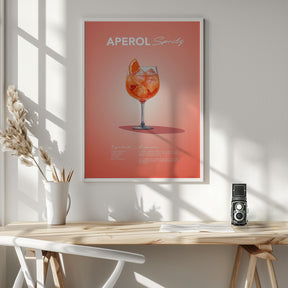 Aperol Spritz Recipe Poster