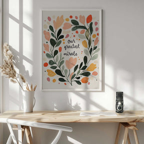 Floral Embrace Poster
