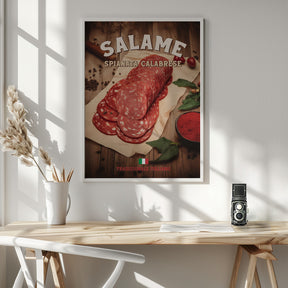 Salame Spianata Calabrese Poster