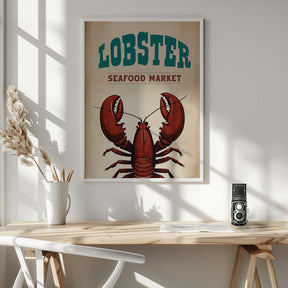 Lobster Seafood Market Poster