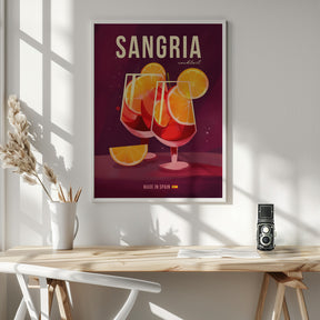 Sangria Cocktail Poster