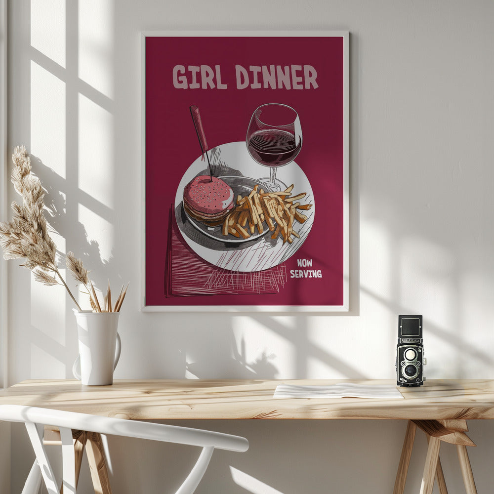 Girl Dinner No 4 Poster