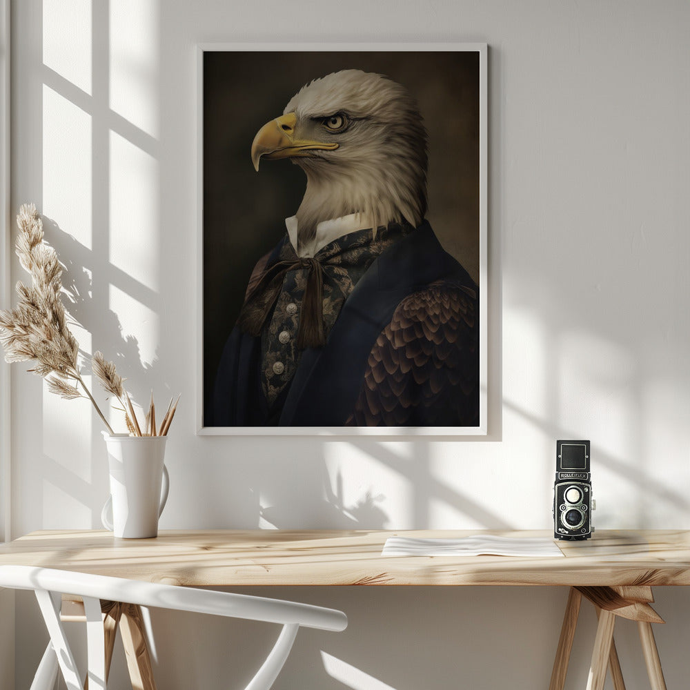 Bald Eagle Portrait Poster