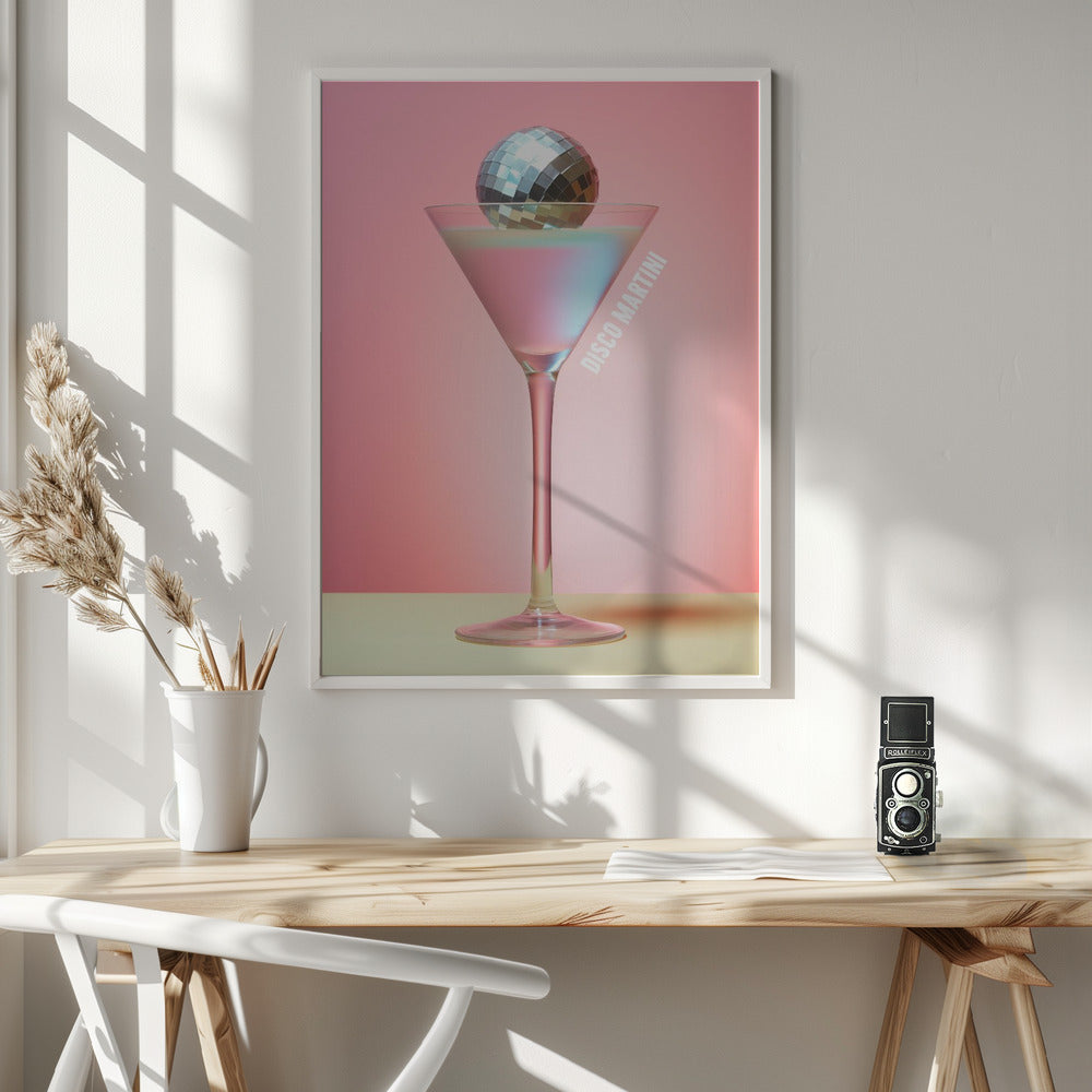 Disco Martini Poster