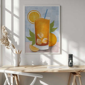Orange drink Poster