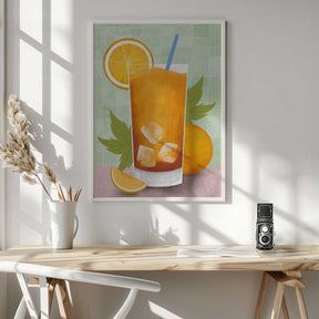 Orange drink Poster