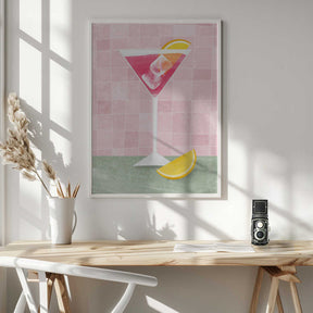 Pink coctail Poster