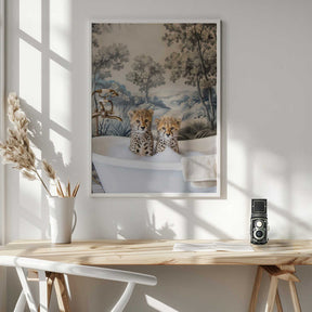 Cheetah Bath Time Duo Poster