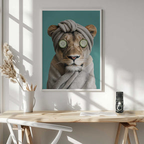 Luxury Lioness Poster