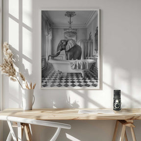 A Bathroom Occupied Poster