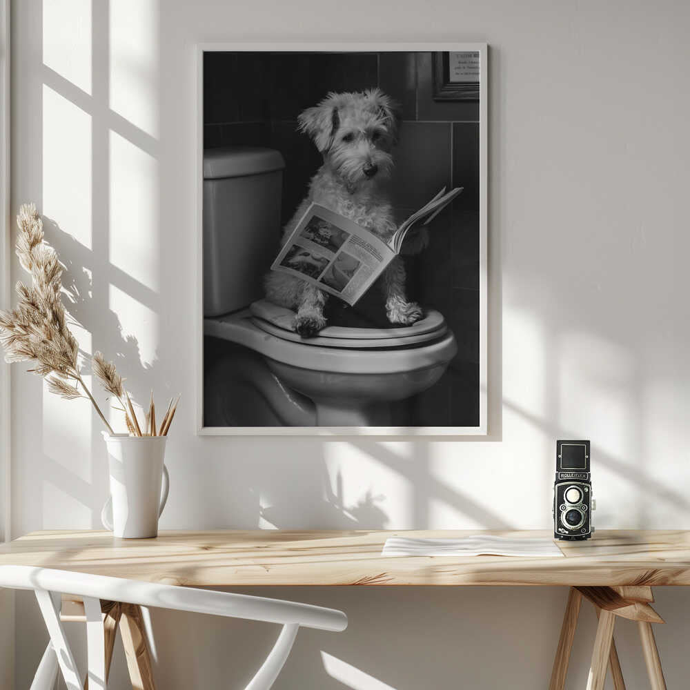 Good Boy   Toilet Art Poster
