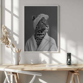 Lady Leopard Spa Day Poster