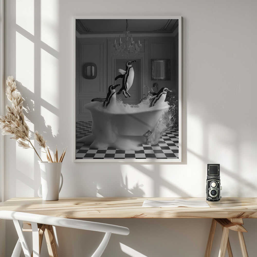 Penguin Party Poster