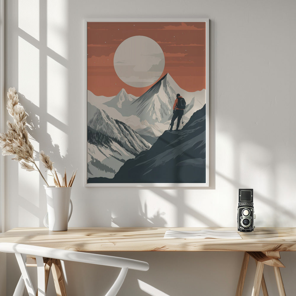 The Mountain Climber No 1 Poster