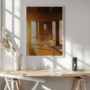 Golden Pier Pathway Poster