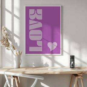 Purple Love Vibe Poster