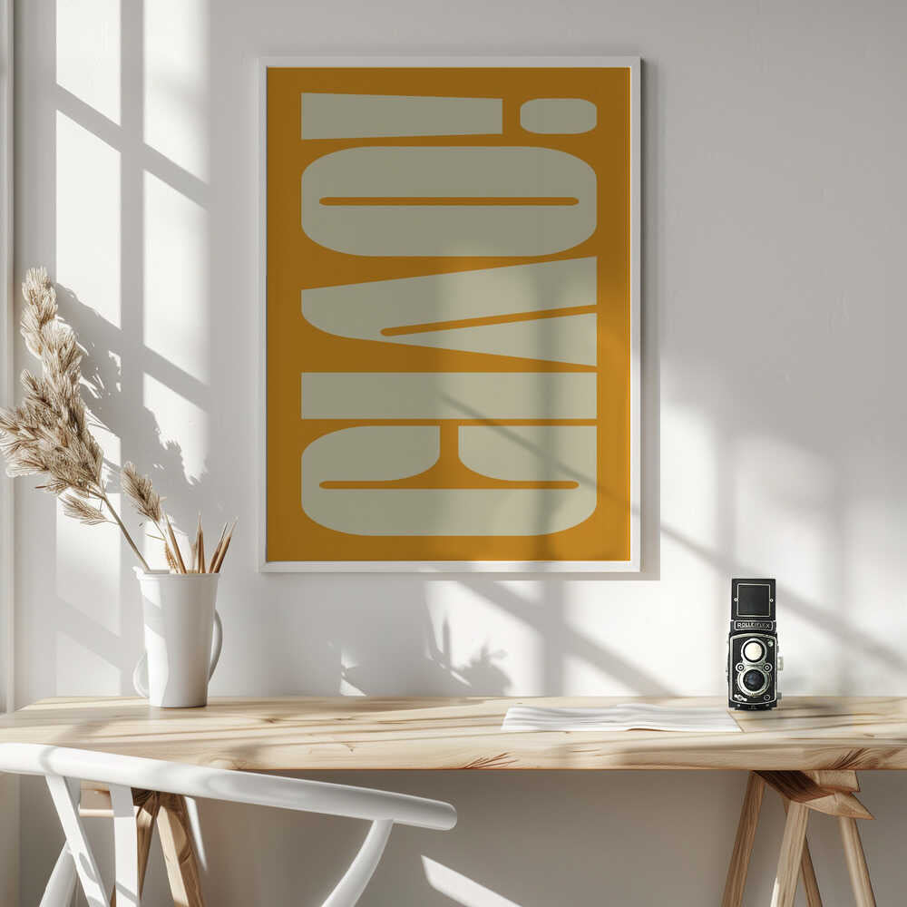 Retro Groove Forms Poster